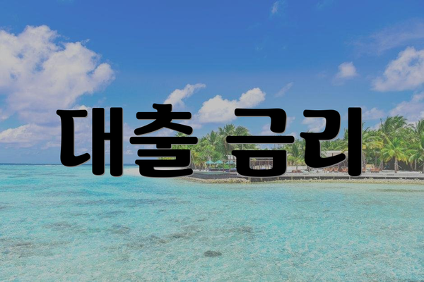 대출 금리