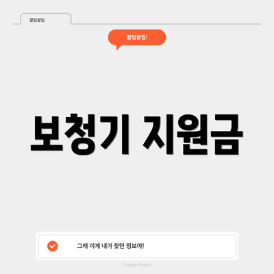 보청기 지원금
