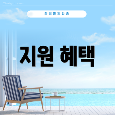 지원 혜택