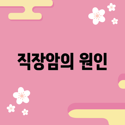 직장암의 원인